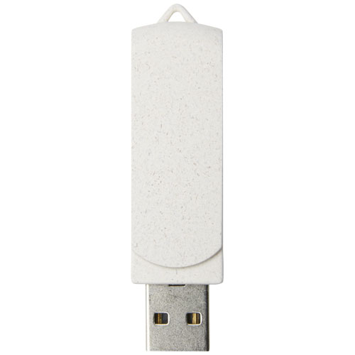 Rotate 4GB wheat straw USB flash drive