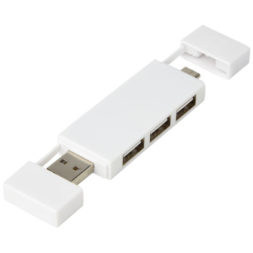 Mulan dubbel USB 2.0-hubb