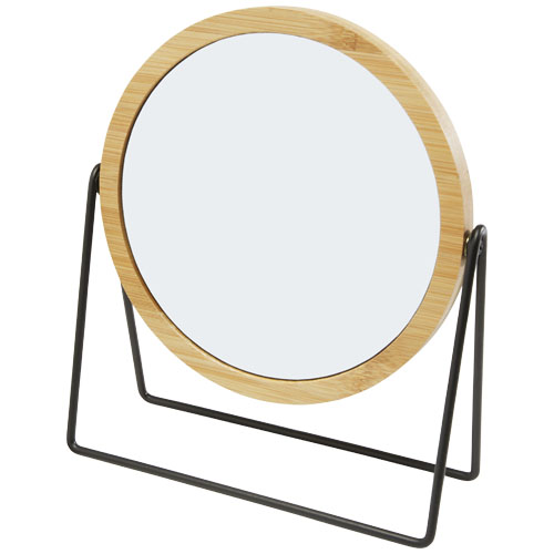 Hyrra stående spegel av bambu