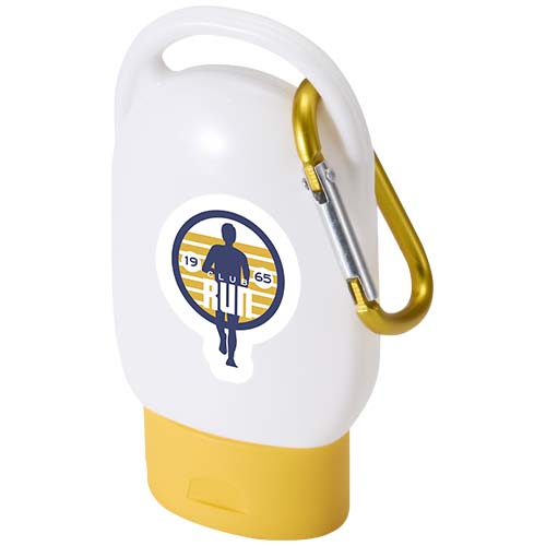 Rosie SPF 30 suncream with carabiner