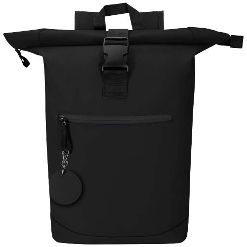 Resi Plus GRS recycled round charm keychain