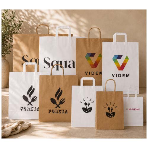 Kraft paper bags sample box