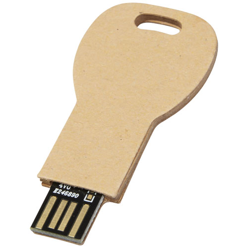 Nyckelformat USB-minne 2.0 i återvunnet papper