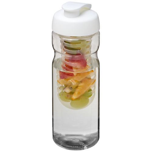 H2O Active® Base 650 ml sportflaska med uppfällbart lock och fruktkolv