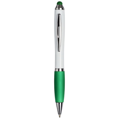 Curvy stylus ballpoint pen