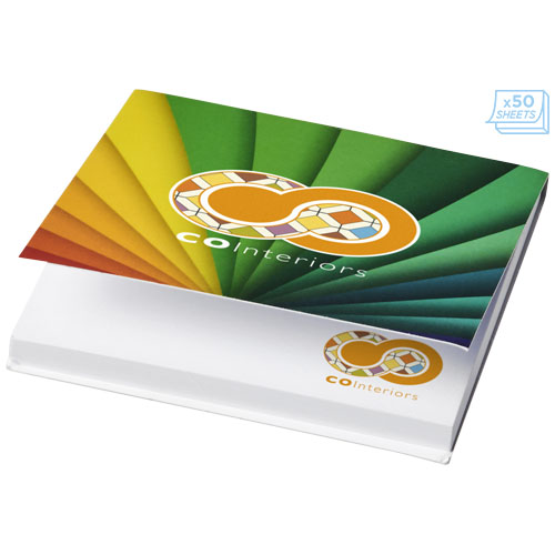 Sticky-Mate® soft cover squared sticky notes 75x75mm