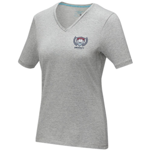 Kawartha short sleeve women's GOTS organic V-neck t-shirt