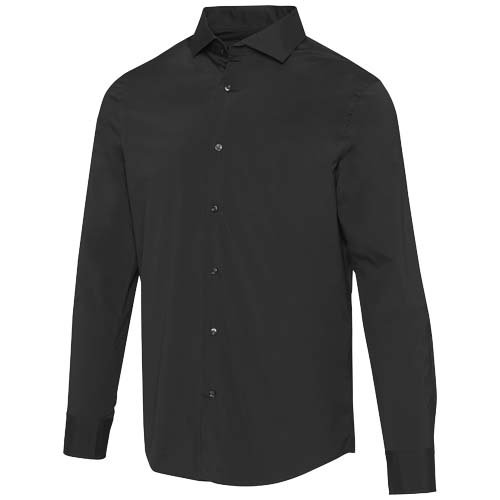 Carnelian poplin men's shirt