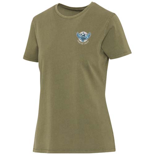 Nanaimo 160 g/m2 short sleeve washed women's t-shirt