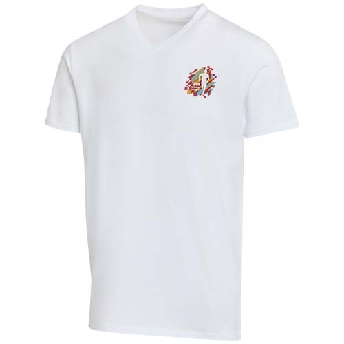 Balfour 200 g/m² short sleeve v-neck unisex OCS organic t-shirt