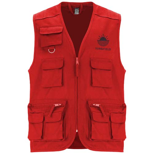 Venera 200 g/m2 v-neck multi-pocket workwear vest